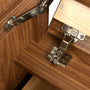 24'' Freestanding Bathroom Vanity with Ceramic Basin Sink and 3 Drawers