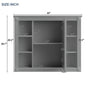 36'' Single Sink Freestanding Bathroom Vanity with 2 Soft Closing Doors and 2 Drawers