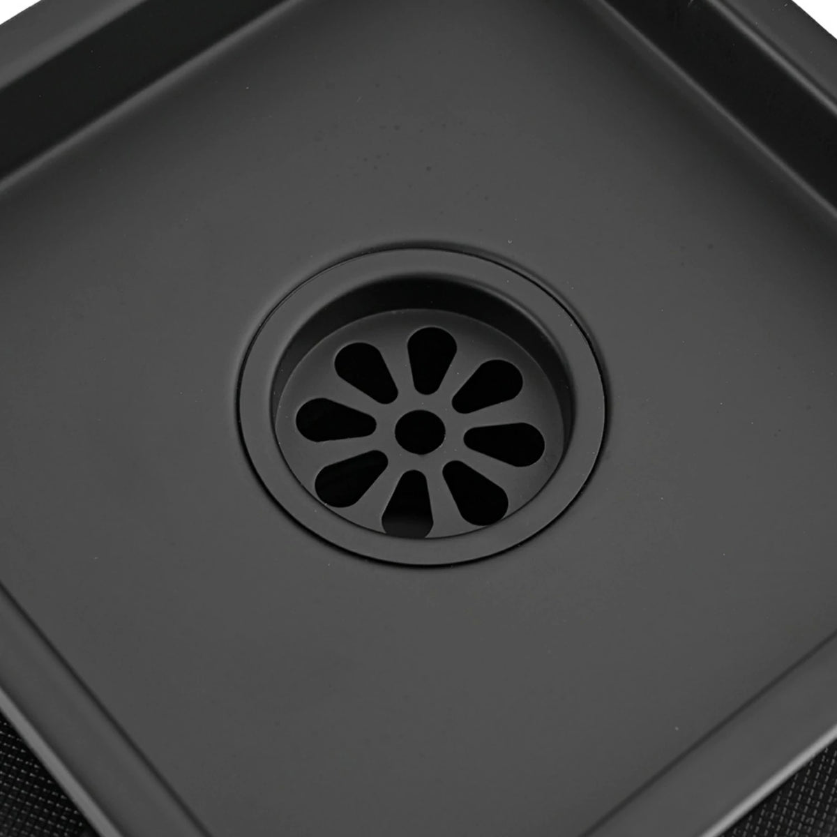 Square Stainless Steel Shower Drain Cover with Grid Design