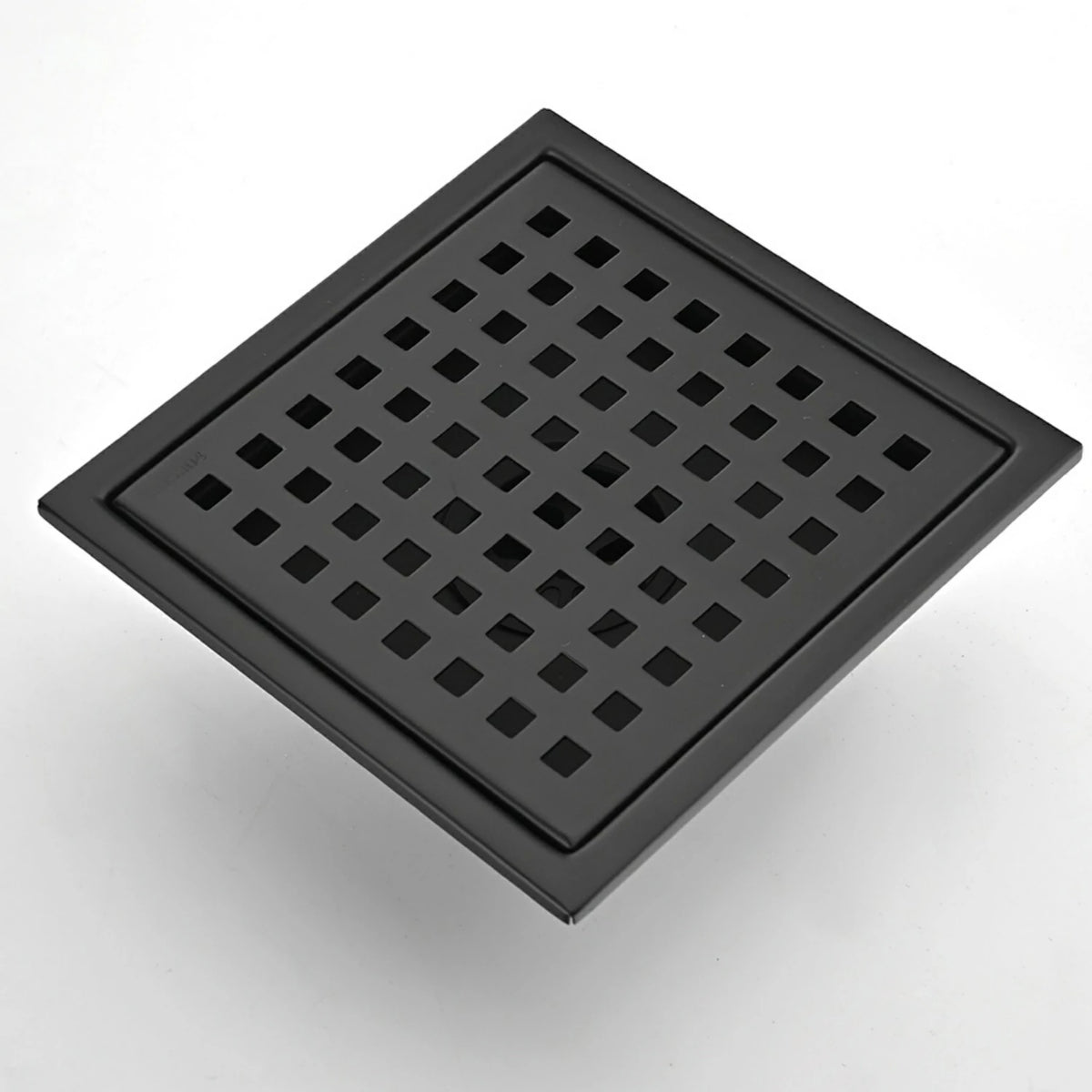 Square Stainless Steel Shower Drain Cover with Grid Design