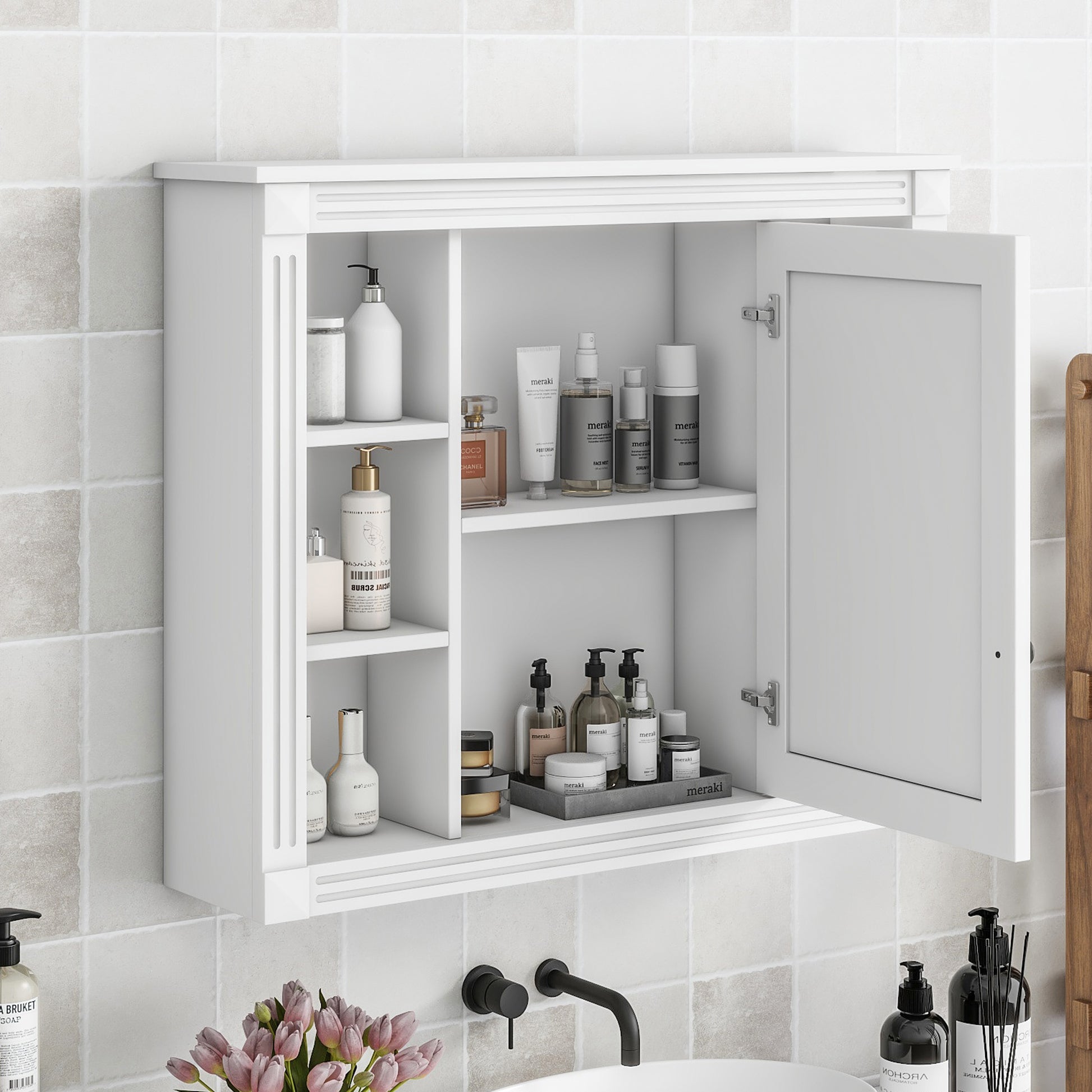 36'' Single Sink Freestanding Bathroom Vanity with 2 Soft Closing Doors and 2 Drawers