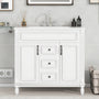 36'' Single Sink Freestanding Bathroom Vanity with 2 Soft Closing Doors and 2 Drawers