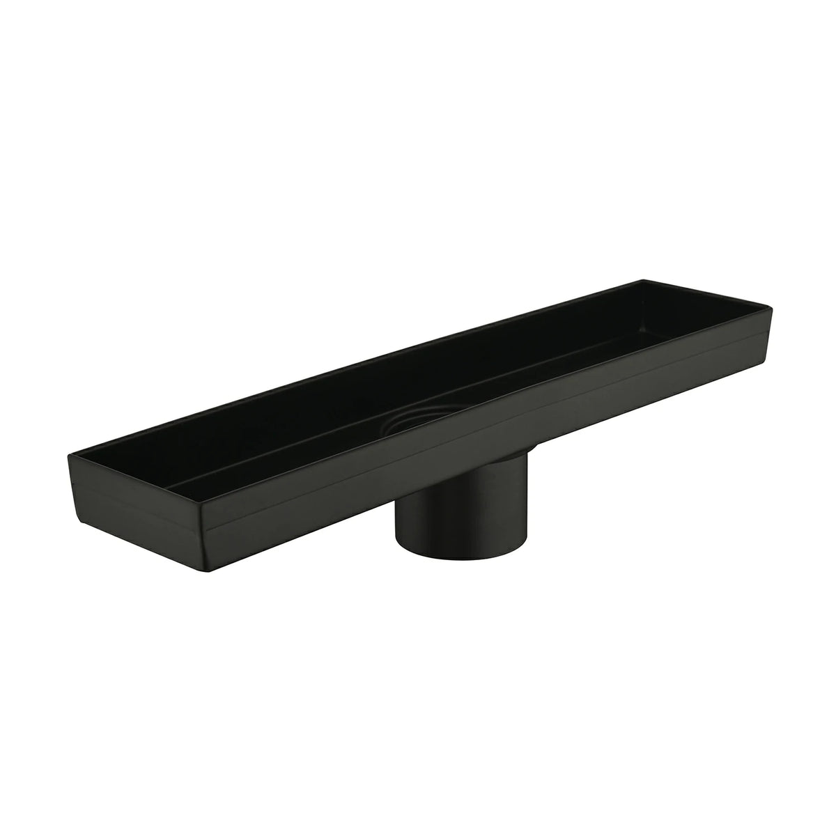Linear Shower Drain with Removable Patterned Grate Cover Hair Strainer and Leveling Feet