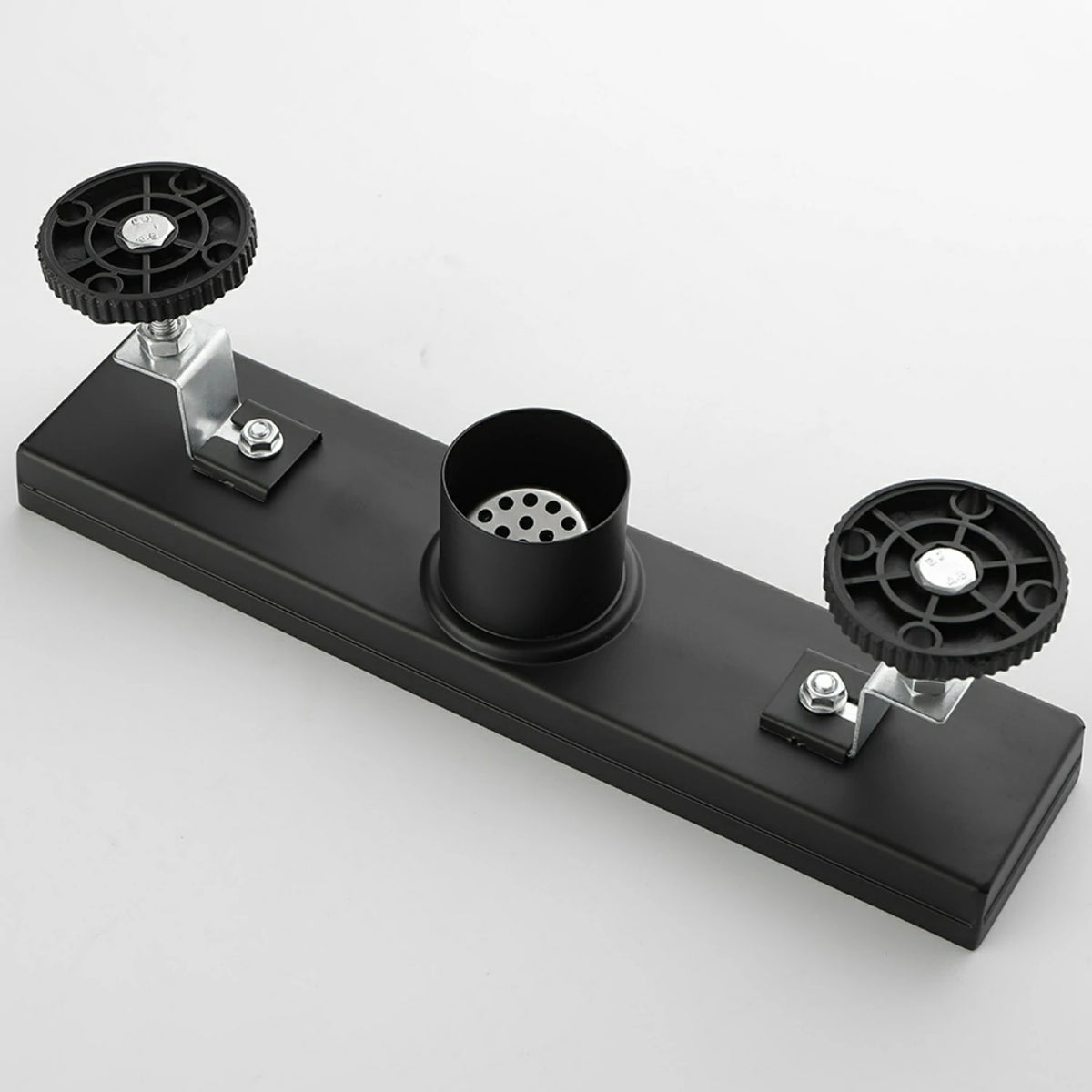 Linear Shower Drain with Removable Patterned Grate Cover Hair Strainer and Leveling Feet