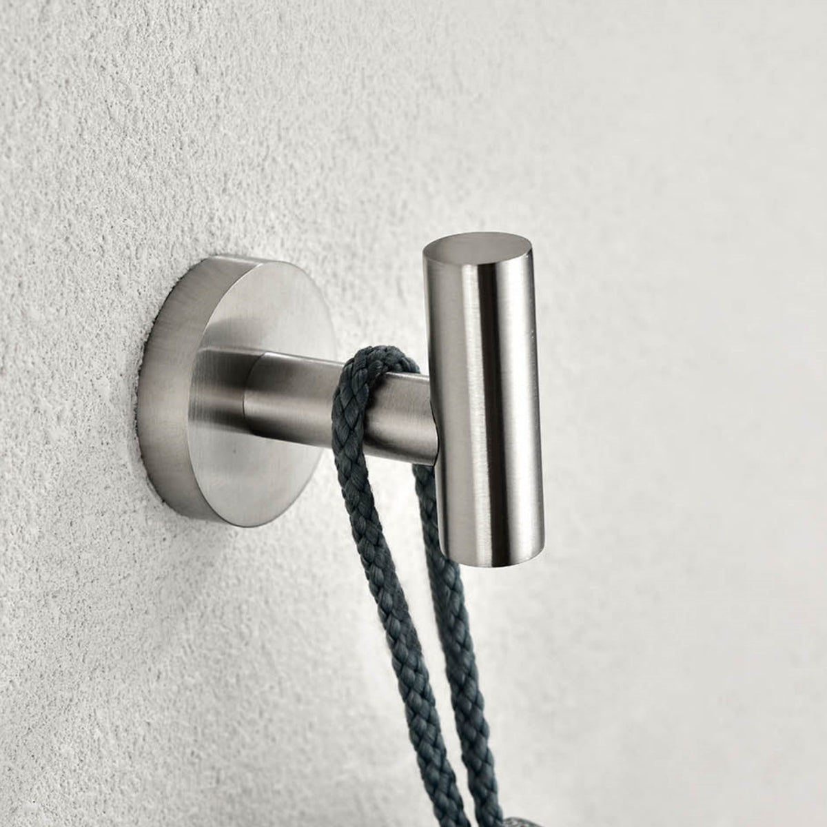 3-Piece Bathroom Hardware Accessories Set with Towel Bar Toilet Paper Holder & Robe Hook