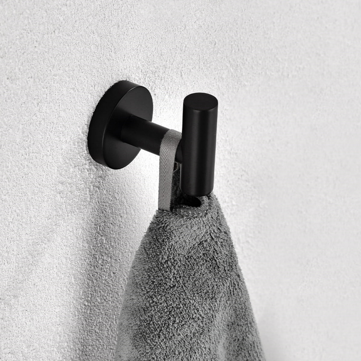 3-Piece Bathroom Hardware Accessories Set with Towel Bar Toilet Paper Holder & Robe Hook
