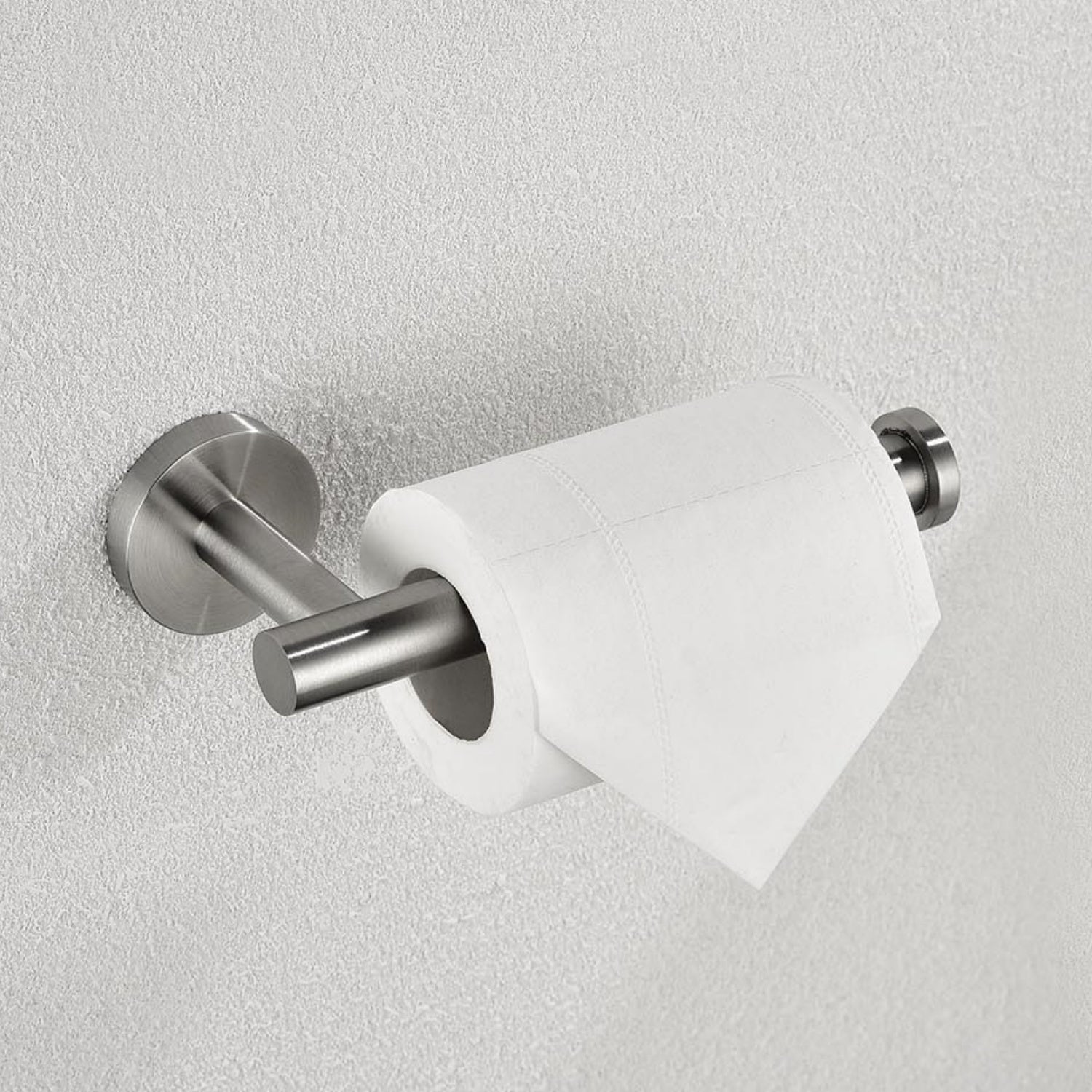 3-Piece Bathroom Hardware Accessories Set with Towel Bar Toilet Paper Holder & Robe Hook