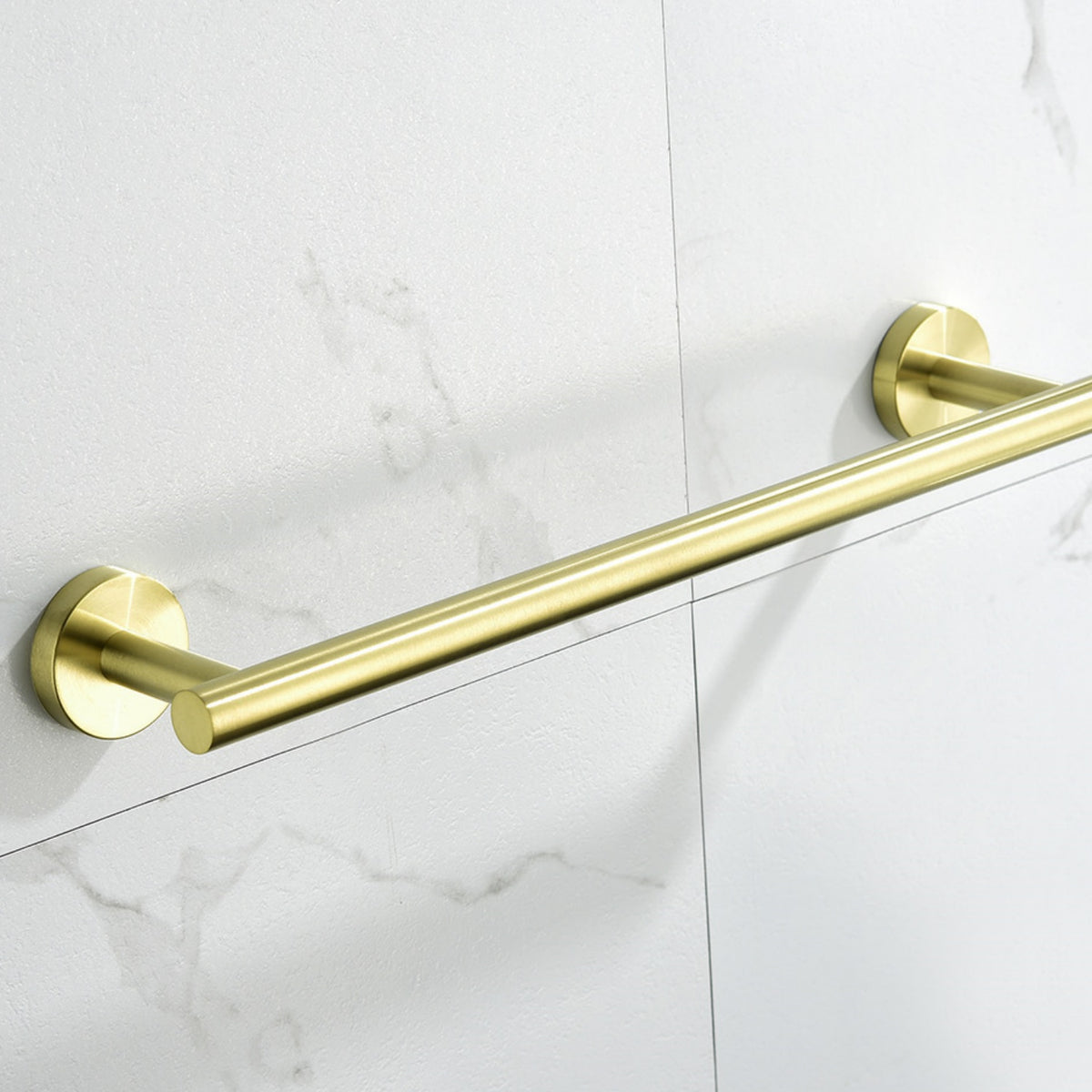 3-Piece Bathroom Hardware Accessories Set with Towel Bar Toilet Paper Holder & Robe Hook