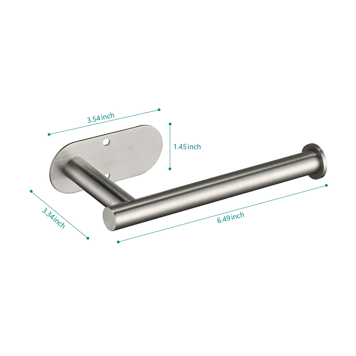 Stainless Steel Wall-Mounted Paper Towel Holder for Kitchen & Bathroom