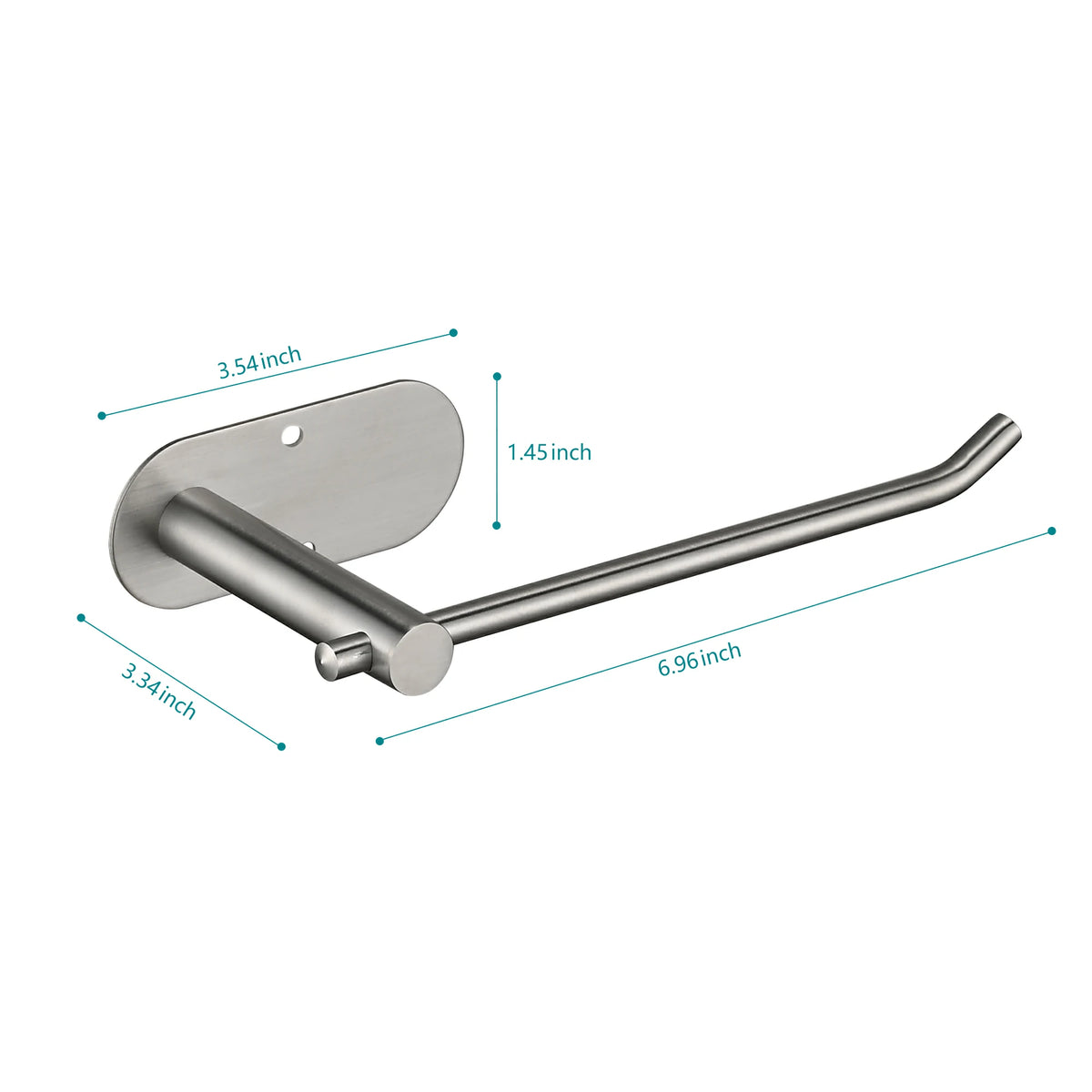 Stainless Steel Wall-Mounted Paper Towel Holder for Kitchen & Bathroom