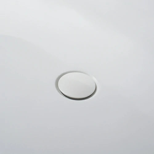 59 Inch Freestanding Solid Surface Soaking Bathtub for Bathroom
