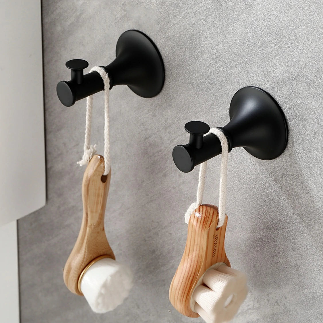 6 Piece Brass Bathroom Towel Rack Set Wall Mount