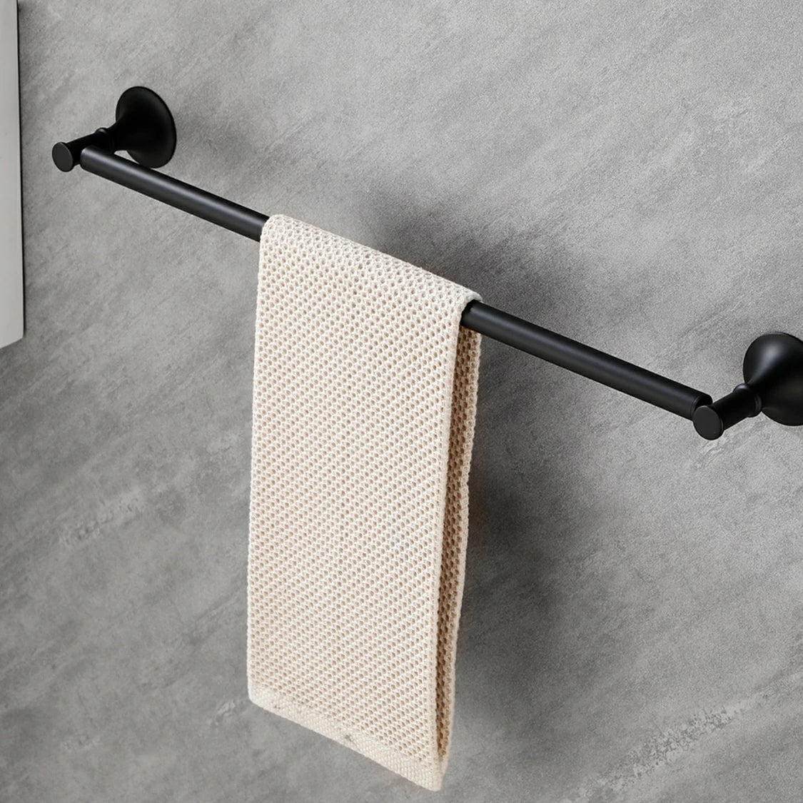 6 Piece Brass Bathroom Towel Rack Set Wall Mount