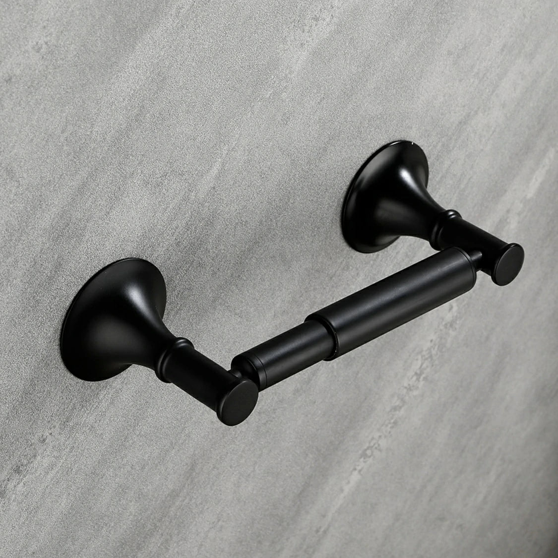 6 Piece Brass Bathroom Towel Rack Set Wall Mount