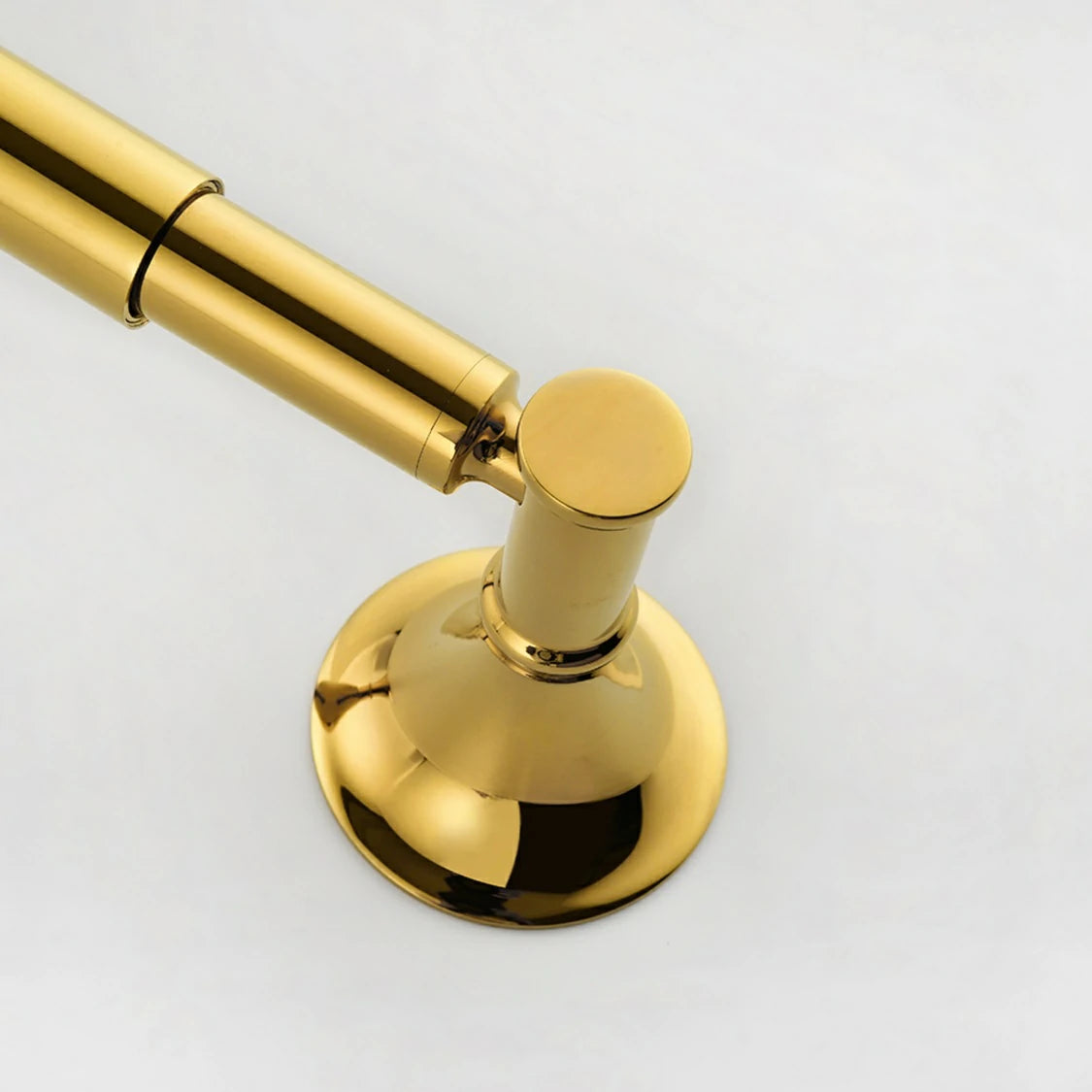 6 Piece Brass Bathroom Towel Rack Set Wall Mount