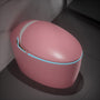 Smart Egg-Shaped Toilet with Built-in Bidet and Soft Ambient Light