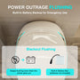 Egg-Shaped Smart Toilet with Automatic Lid, Heated Seat & Bidet Wash, Black & Pink