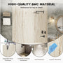 60"x36"x96" SMC Shower Wall Panels, Waterproof Grout-Free Shower Surround in 4 Finishes