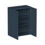 Cyber Grey RTA 24"-36"W x 12"D x 30"-42"H 15-Size Standard Wall Cabinet with 2 Doors and Shelves