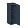 Cyber Grey RTA 9"-21"W x 12"D x 30"-42"H 15-Size Standard Wall Cabinet with Door and Shelves