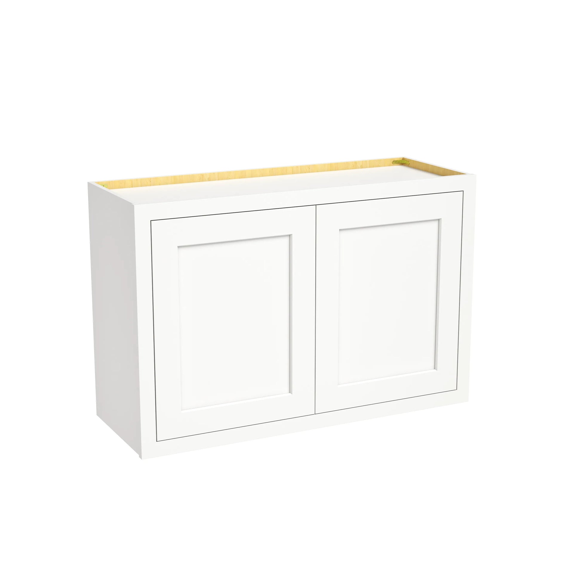 Inset Origami White RTA 24-36"W x 12-24"H x 13.5"D 10-Size Double Doors Wall Cabinet