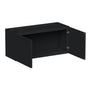 Slim Ebony Black Shaker RTA 24"-36"W x 12"-24"H x 12"D 17-Size Short Wall Cabinet with 2 Doors