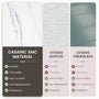 48"x36"x96" Calacatta/Cararra White SMC Shower Wall Panel System, Waterproof Grout-Free Shower Surround