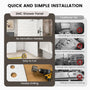 60"x36"/48"x96" Medium Tile Pattern SMC Shower Wall Panel System in 4 Finishes