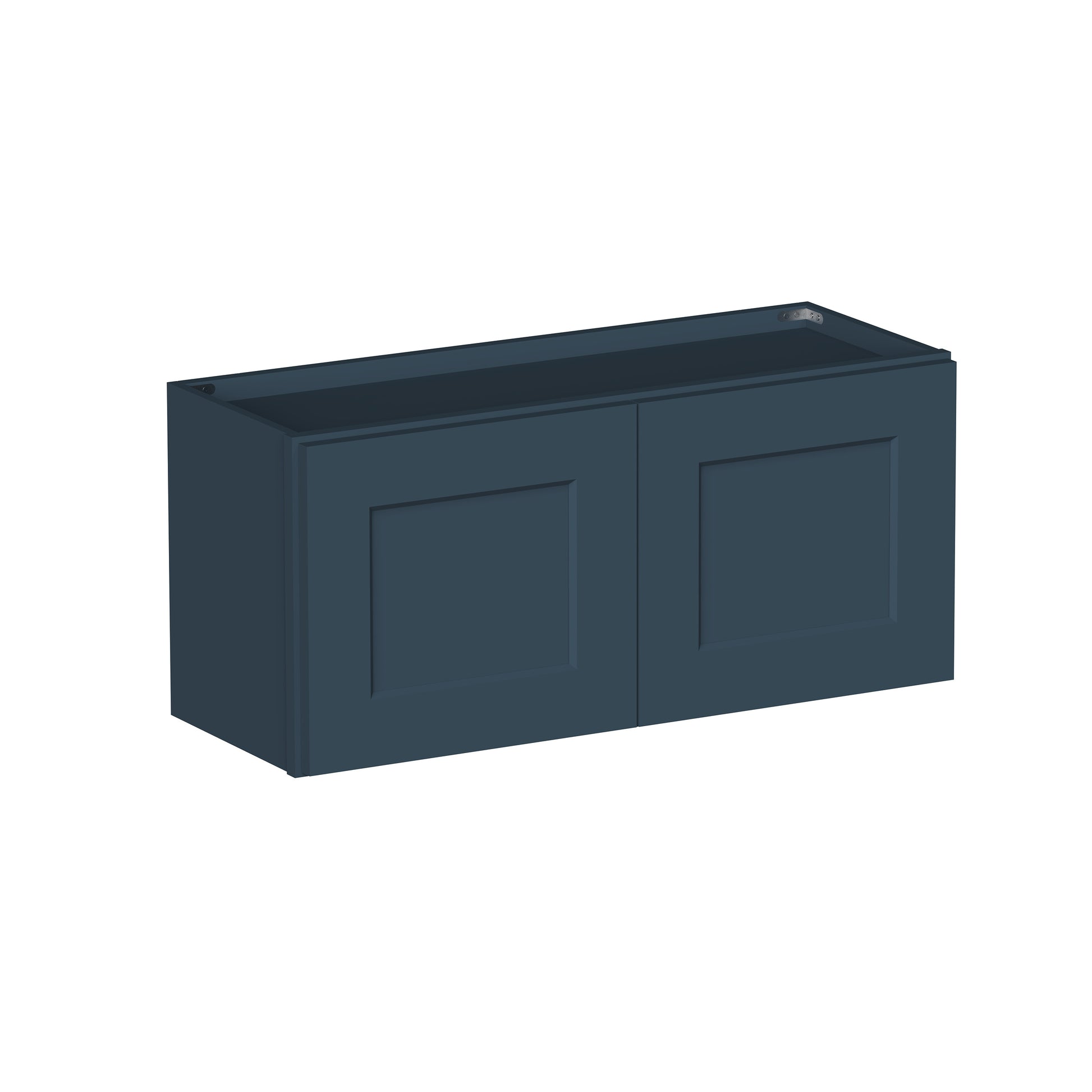 Cyber Grey RTA 24"-36"W x 12"D x 12"-24"H 17-Size Double Doors Short Wall Cabinet