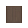 Inset Truffle Brown RTA 24-36"W x 30-42"H x 13.5"D 15-Size Double Doors Wall Cabinet
