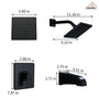 Single Handle 2-Function Tub and Shower Faucet 1.8 GPM in Spot Defense Matte Black