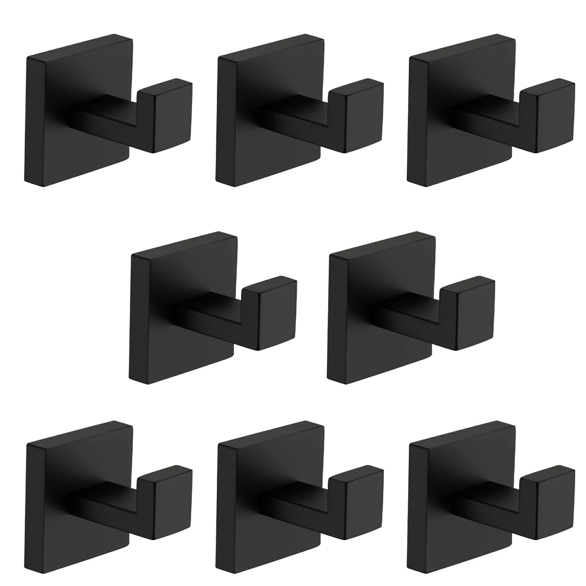 Wall-Mounted Stainless Steel Towel & Coat Hooks for Bathroom Bedroom & Kitchen