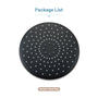 10-Inch Round High Pressure ABS Shower Head Rainfall Showerhead