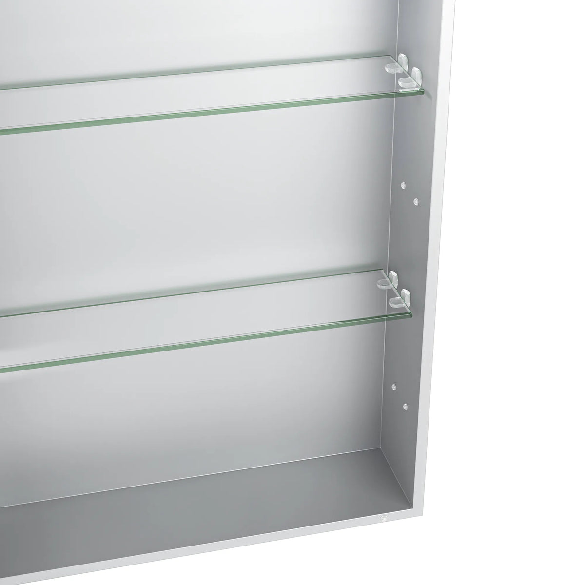 16"-96" Aluminum LED Medicine Cabinet with Anti-Fog Mirror, 3 Color Temperatures & Dimmable Lighting