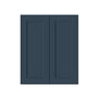 Cyber Grey RTA 24"-36"W x 12"D x 30"-42"H 15-Size Standard Wall Cabinet with 2 Doors and Shelves