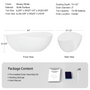 63" Unique Shaped Solid Surface Freestanding Bathtub with Warm-Touch Insulation