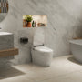 Tankless Smart Toilet with Heated Seat, Foot Sensor and Automatic Flush