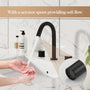 3-Hole Widespread Bathroom Sink Faucet with 360° Rotatable Spout