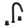 3-Hole Widespread Bathroom Sink Faucet with 360° Rotatable Spout