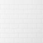 60"x32"x96" Matte/Glossy Surface SMC Shower Wall Panel Kit with Small Subway Tile Pattern