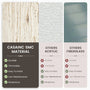 60"x36"x96" SMC Shower Wall Panels, Waterproof Grout-Free Shower Surround in 4 Finishes