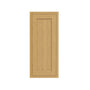 Inset Hazelnut Oak RTA 9-21"W x 30-42"H x 13.5"D 15-Size Single Door Wall Cabinet