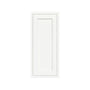 Inset Origami White RTA 9-21"W x 30-42"H x 13.5"D 15-Size Single Door Wall Cabinet