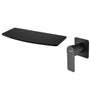 Wall Mounted Single Handle Waterfall Bathroom Sink Faucet with Rough-in Valve