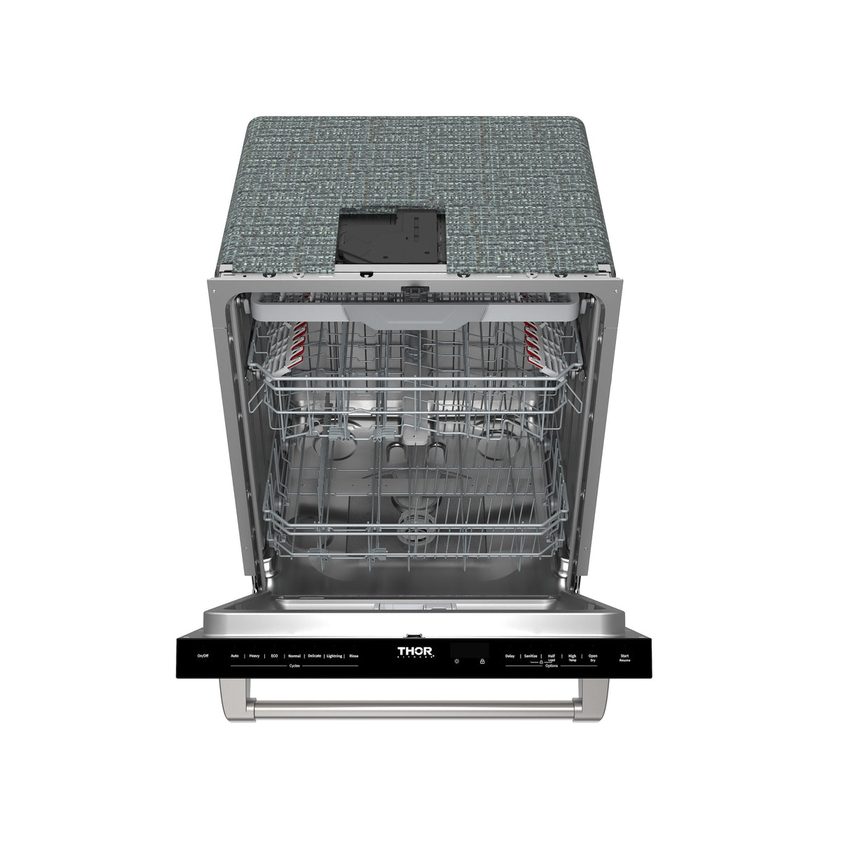24 Inch Built-In Dishwasher with Open Dry and 7 Cycle in Stainless Steel