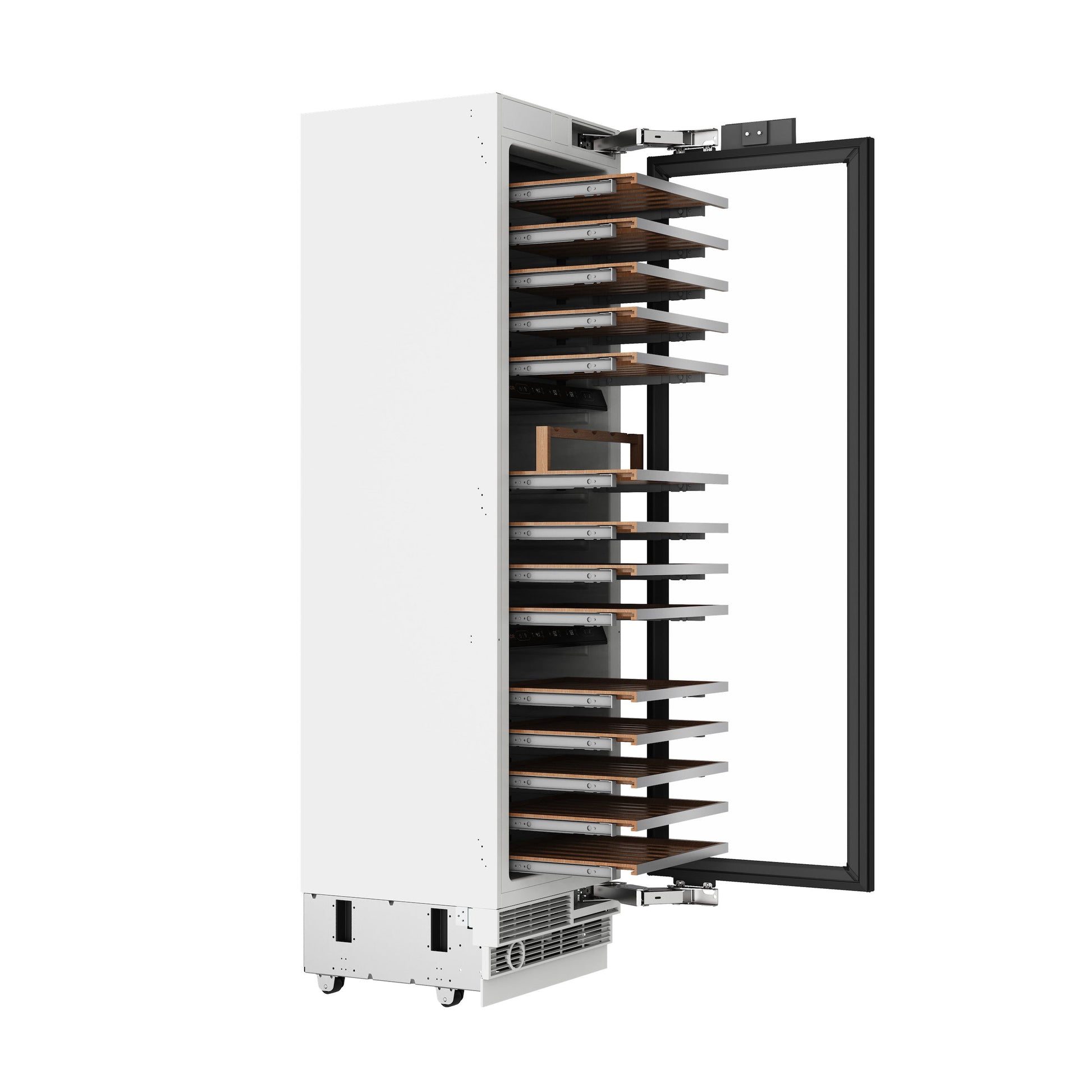 24 Inch Built-in Column Wine Cooler, Stainless Steel Panel Ready