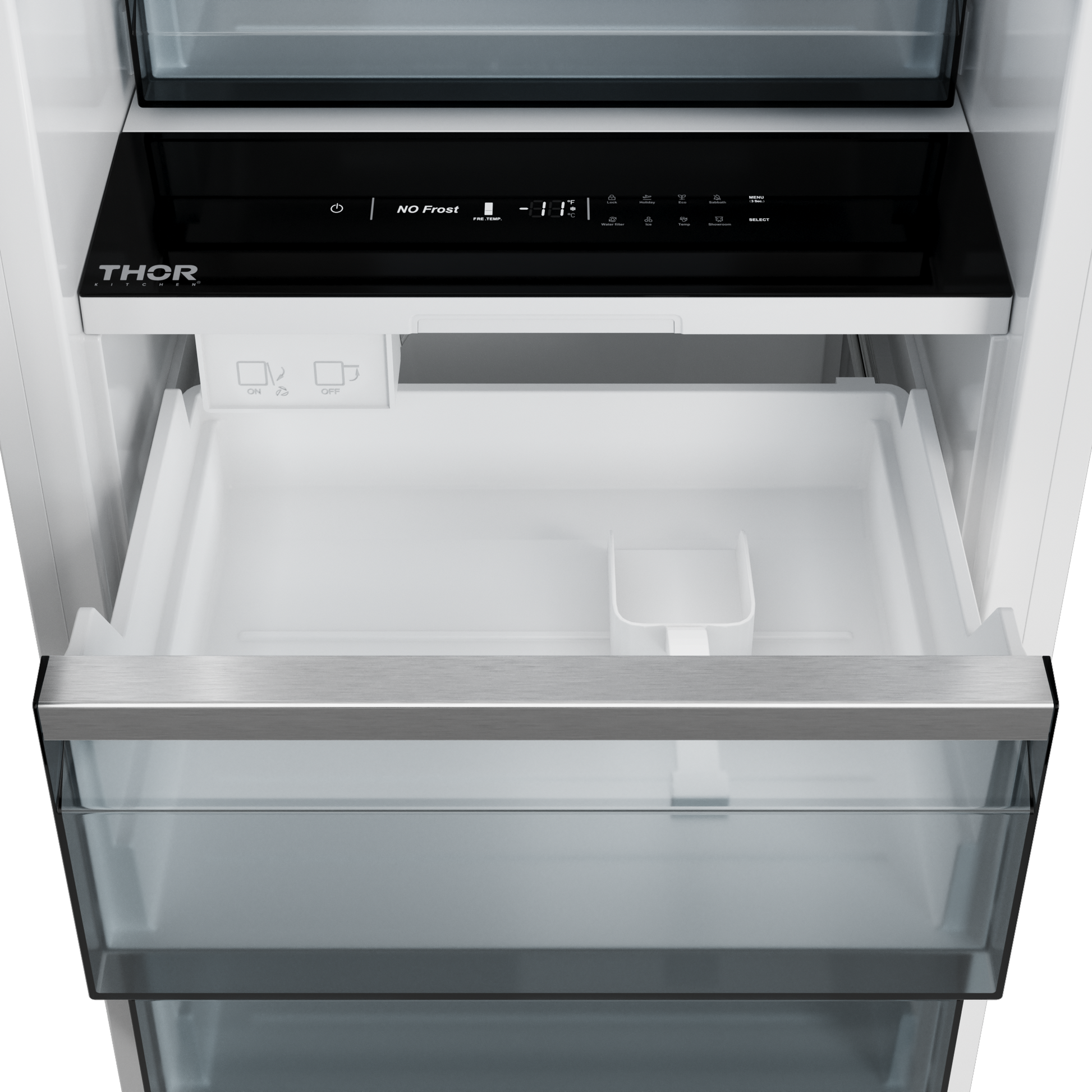 24 Inch Built-in Freezer Column, Stainless Steel Panel Ready