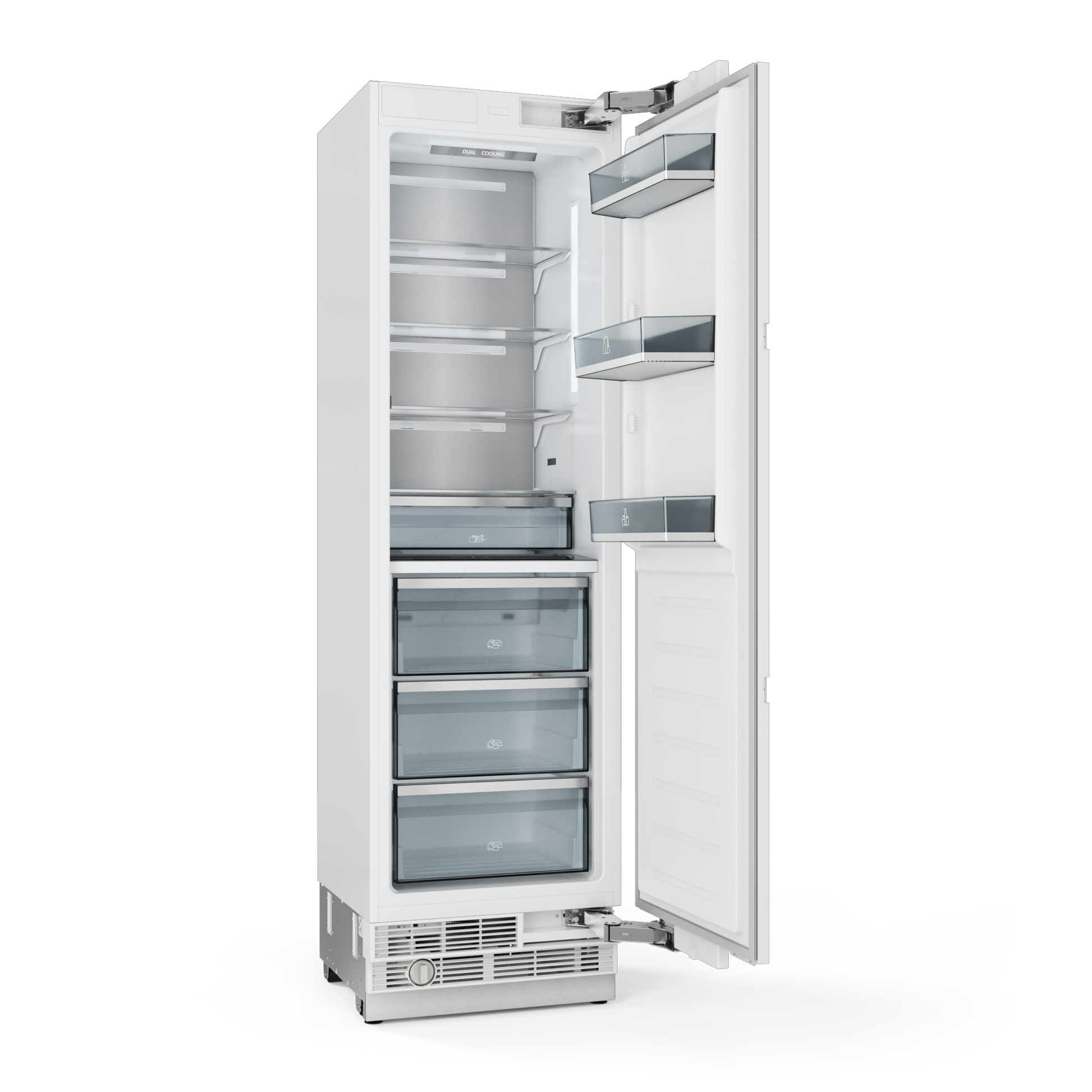24 Inch Built-in Refrigerator Column, Panel Ready