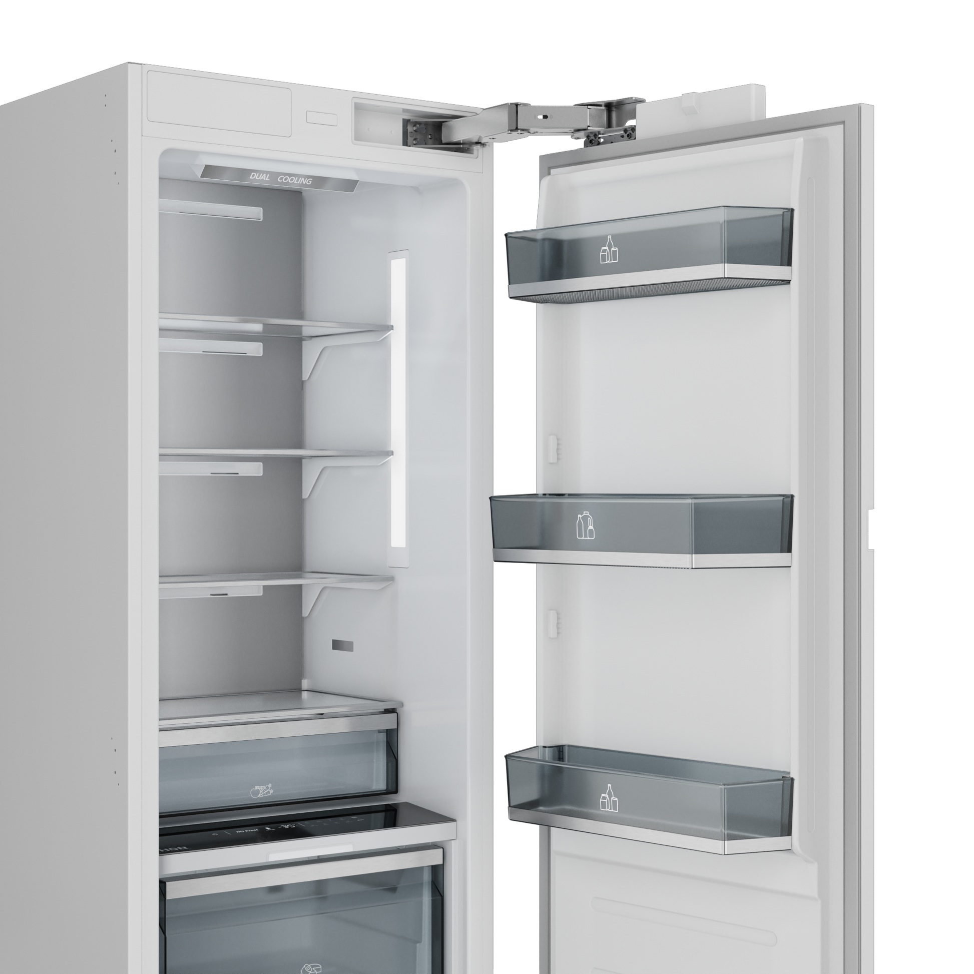 24 Inch Built-in Refrigerator Column, Panel Ready
