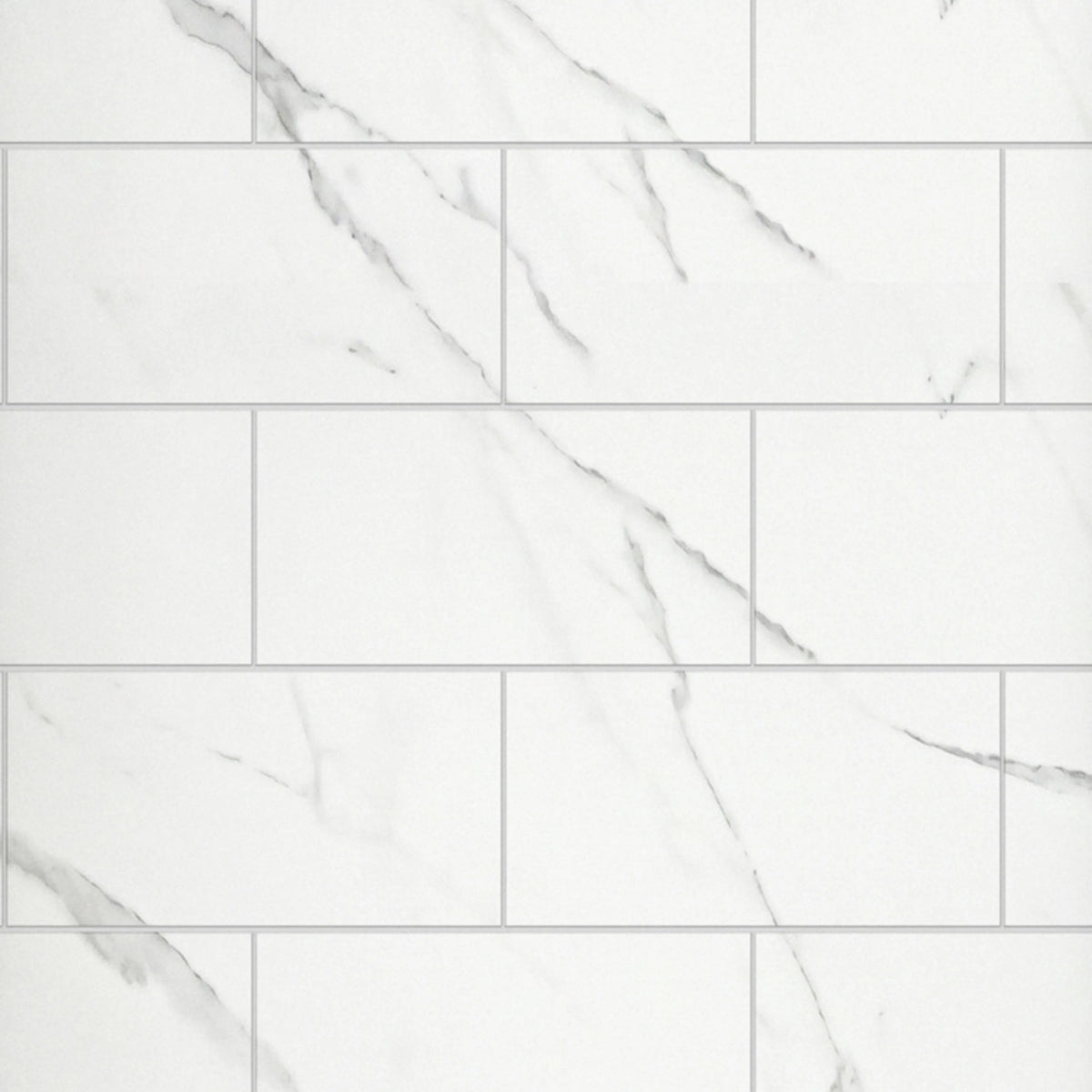 60"x36"/48"x96" Medium Tile Pattern SMC Shower Wall Panel System in 4 Finishes